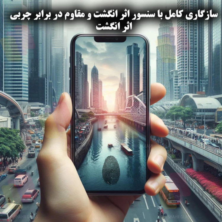 محافظ صفحه نمایش شیشه ای Full Cover OG Anti Static ESD مدل Samsung Galaxy A34