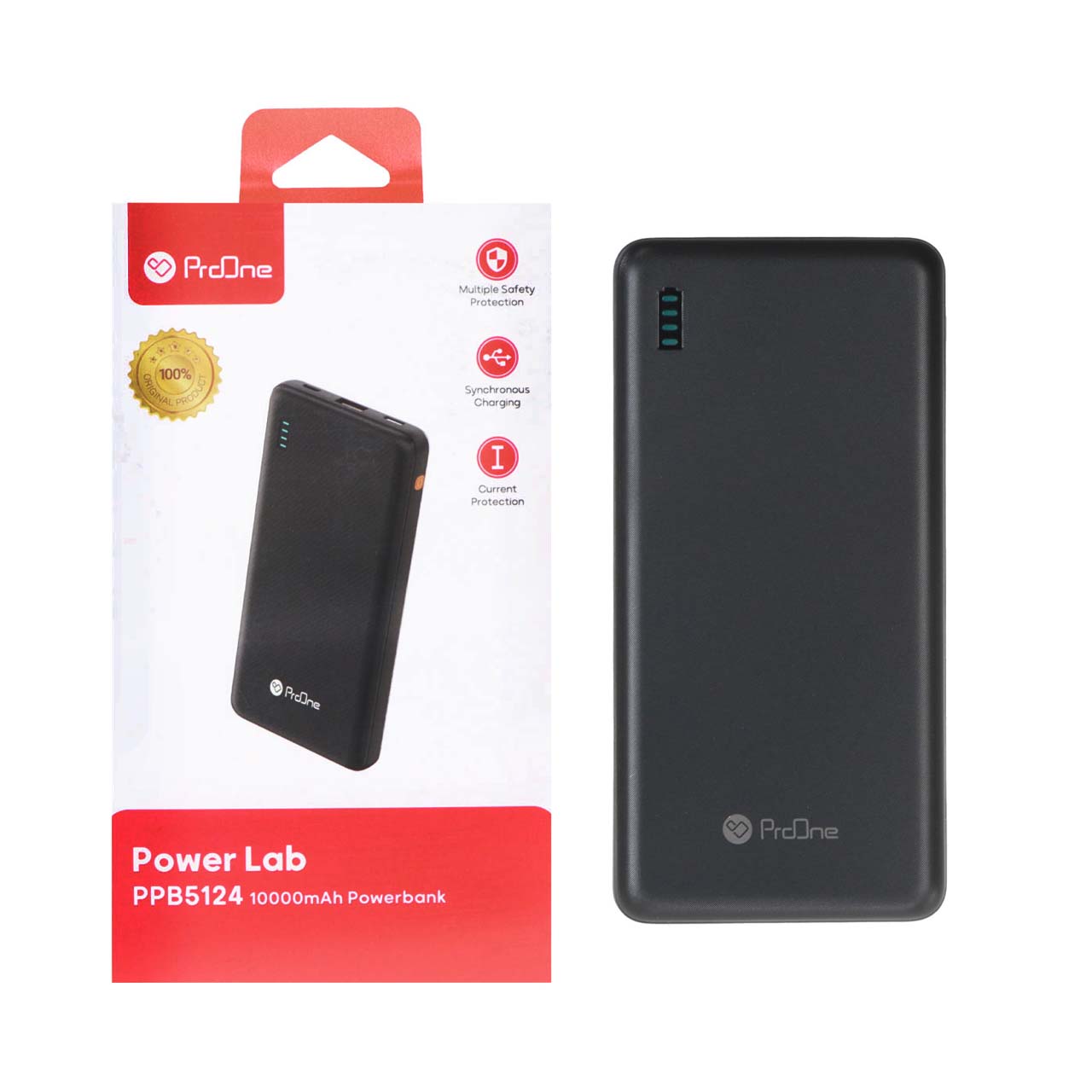 پاوربانک فست شارژ ProOne 10000mAh مدل PPB5124 (22.5 وات) - مشکی