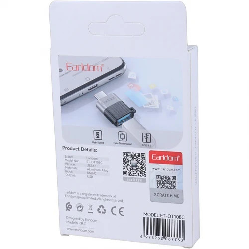 تبدیل Earldom Type-C To USB3.1 مدل OT108C