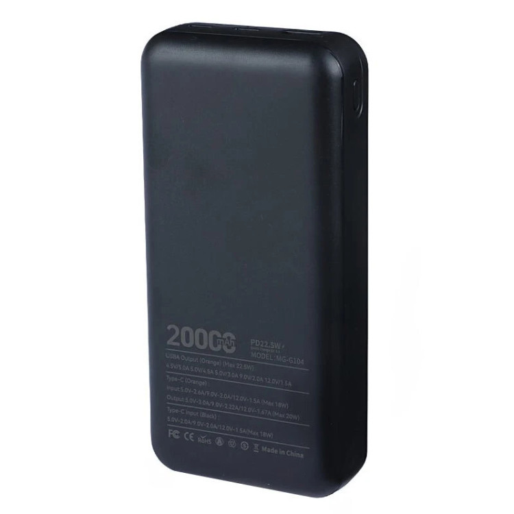 پاور بانک فست شارژ بوکو MG-G104L QC3.0 PD 22.5W ظرفیت 20000 میلی آمپر ساعت