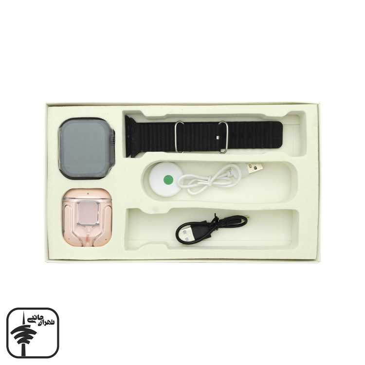 ساعت هوشمند طرح اپل واچ MISME مدل SH100 + ایرپاد شیشه ای
